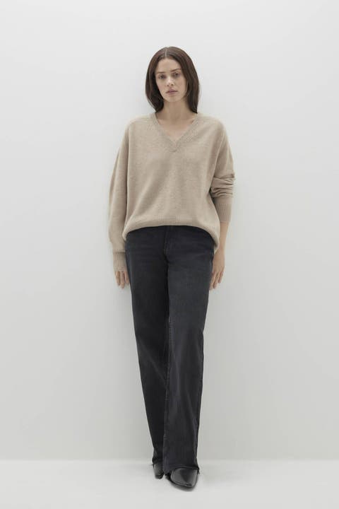 Sydney V-Neck Cashmere Sweater