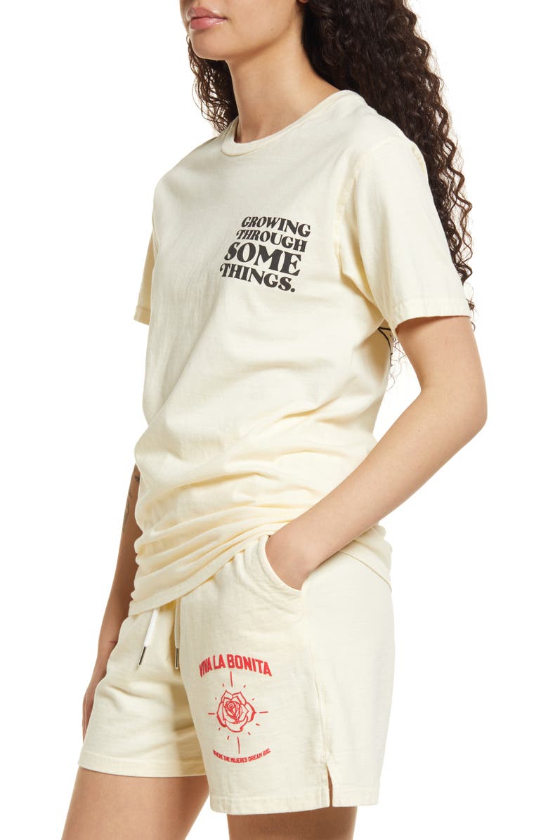 Viva La Bonita Growing Through Some Things Cotton Graphic Tee, Alternate, color, 