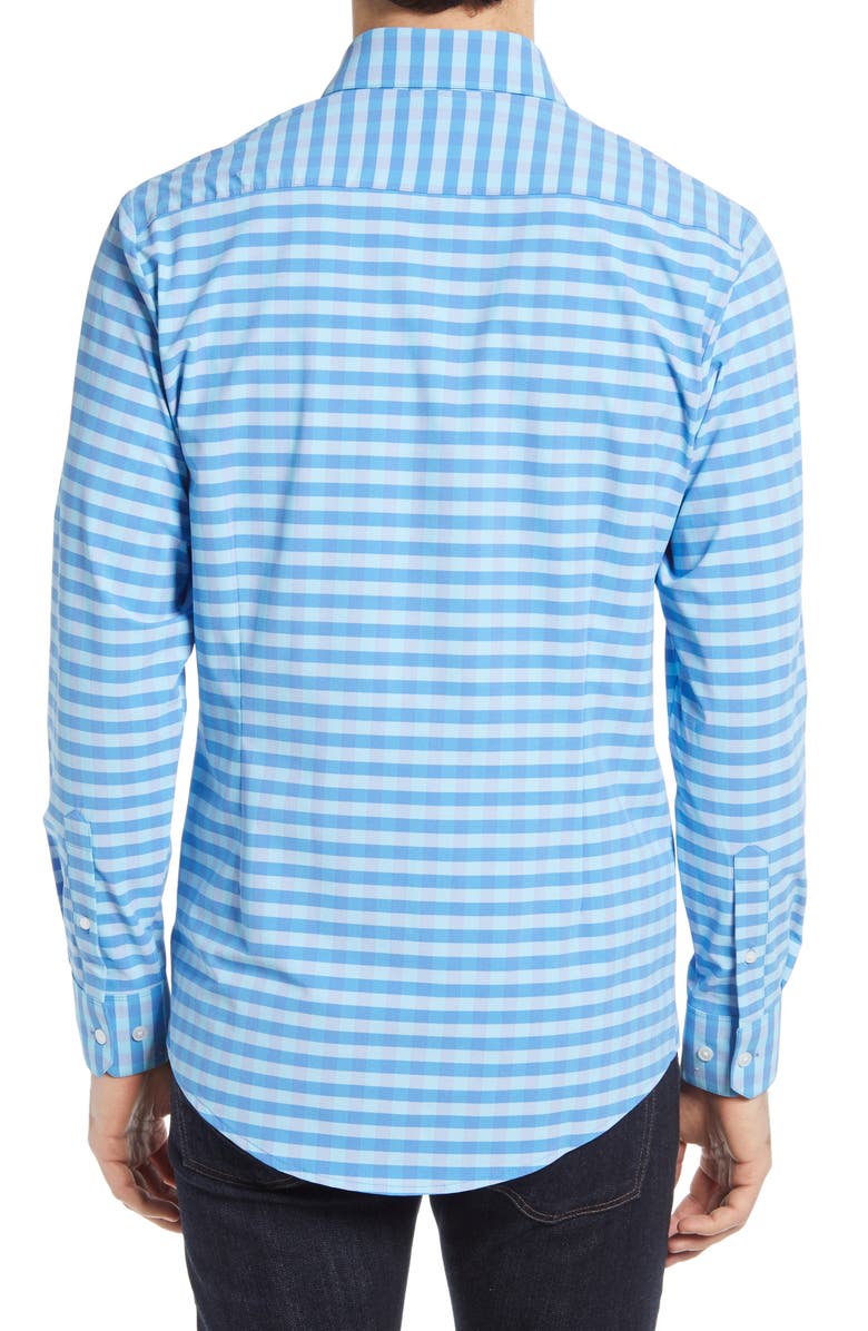 Mizzen+Main Leeward Check Button-Up Performance Shirt, Alternate, color,