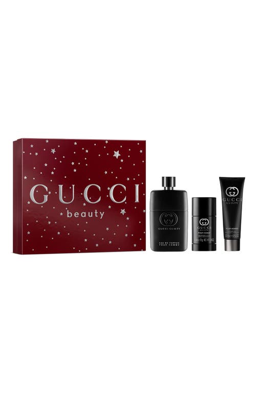 Gucci Guilty Pour Homme Eau De Parfum Set $213 Value In Transparent