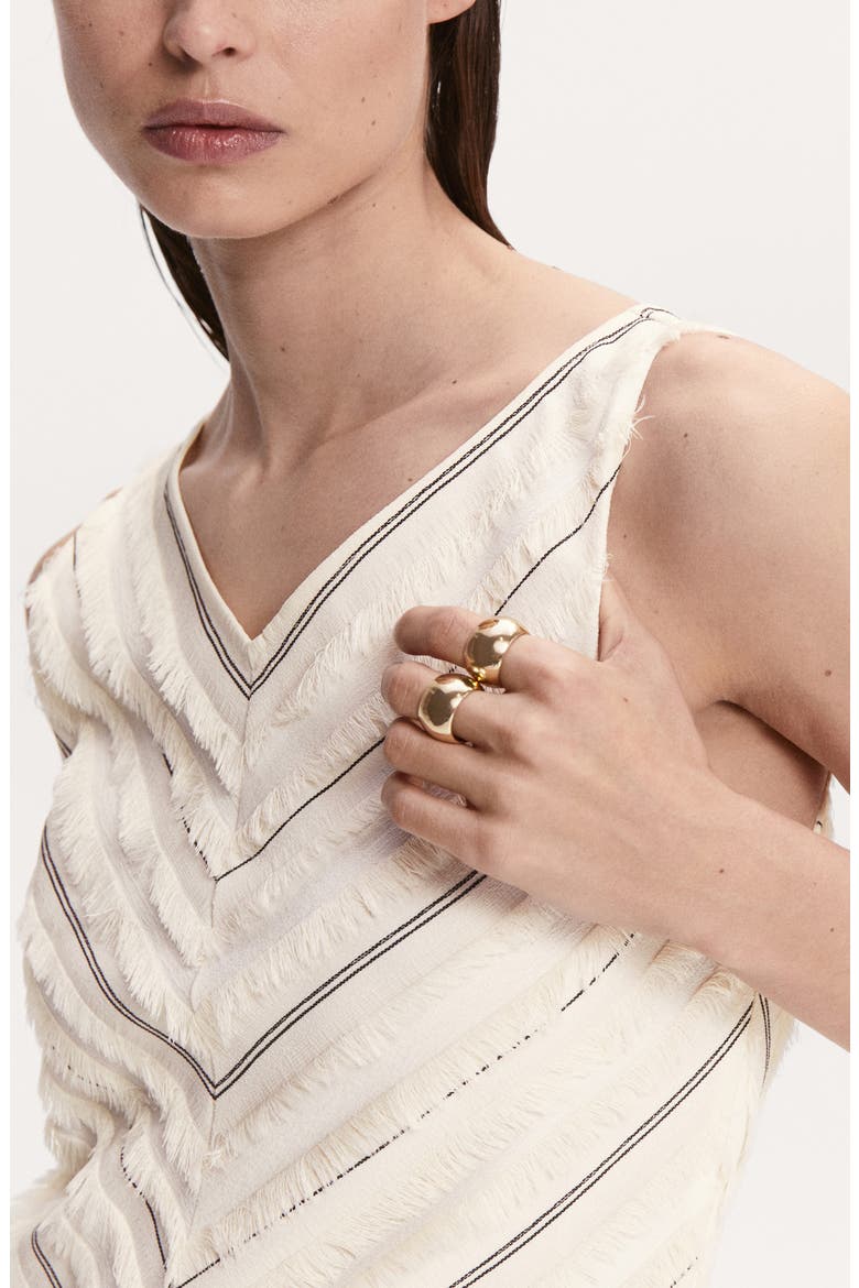 Sleeveless A-Line Dress, Alternate, color, LIGHT BEIGE