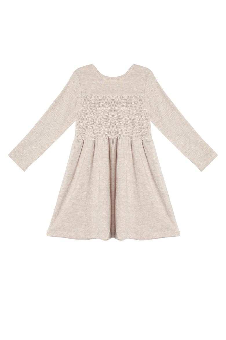 Millie Natural Waist Dress, Alternate, color, Brown