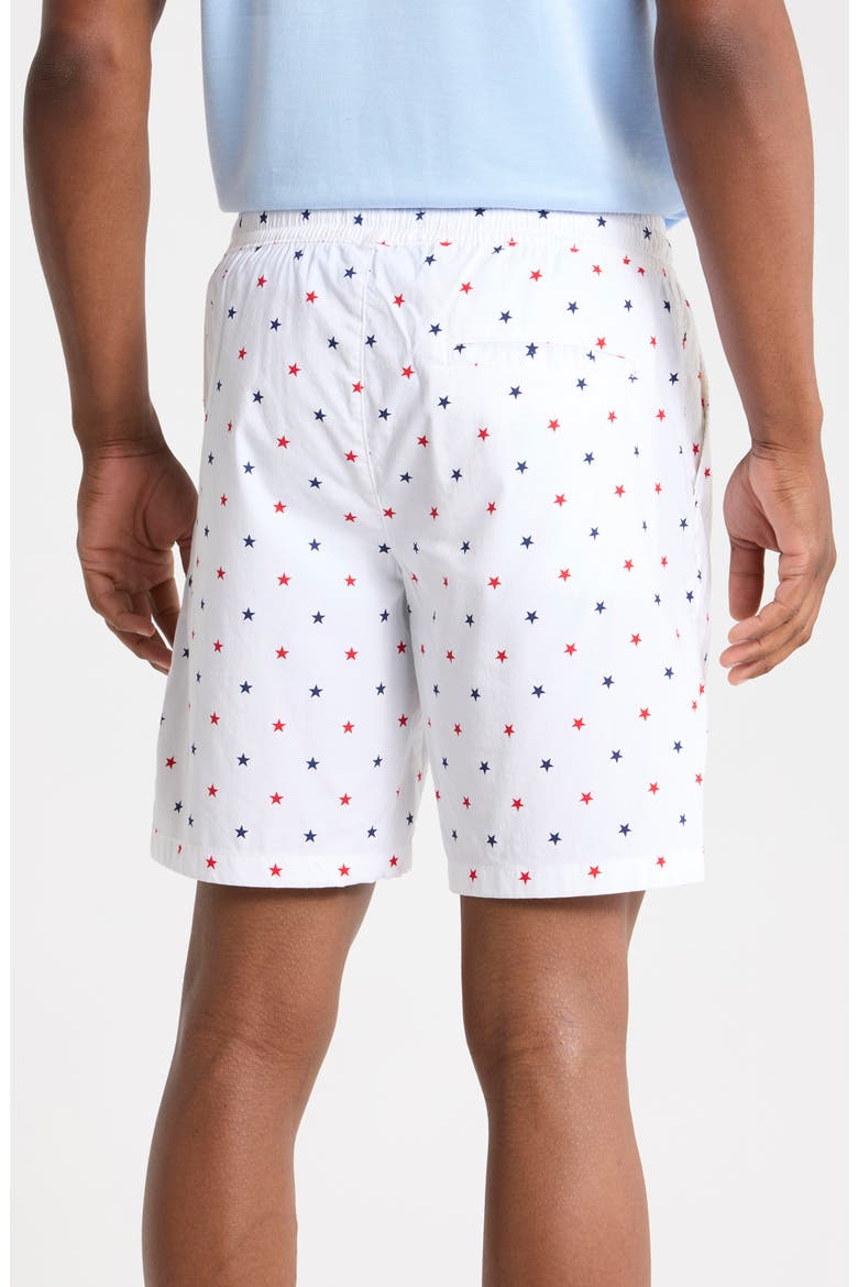 Americana Pull-On Shorts, Alternate, color, WHITE