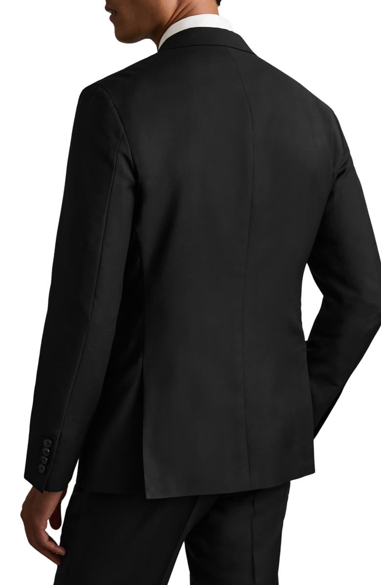 Reiss Aspire Black Wool Suit Jacket, Alternate, color,