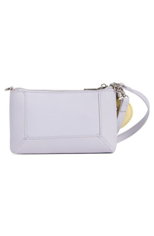 Steve Madden Zip Pouch Wristlet In Purple