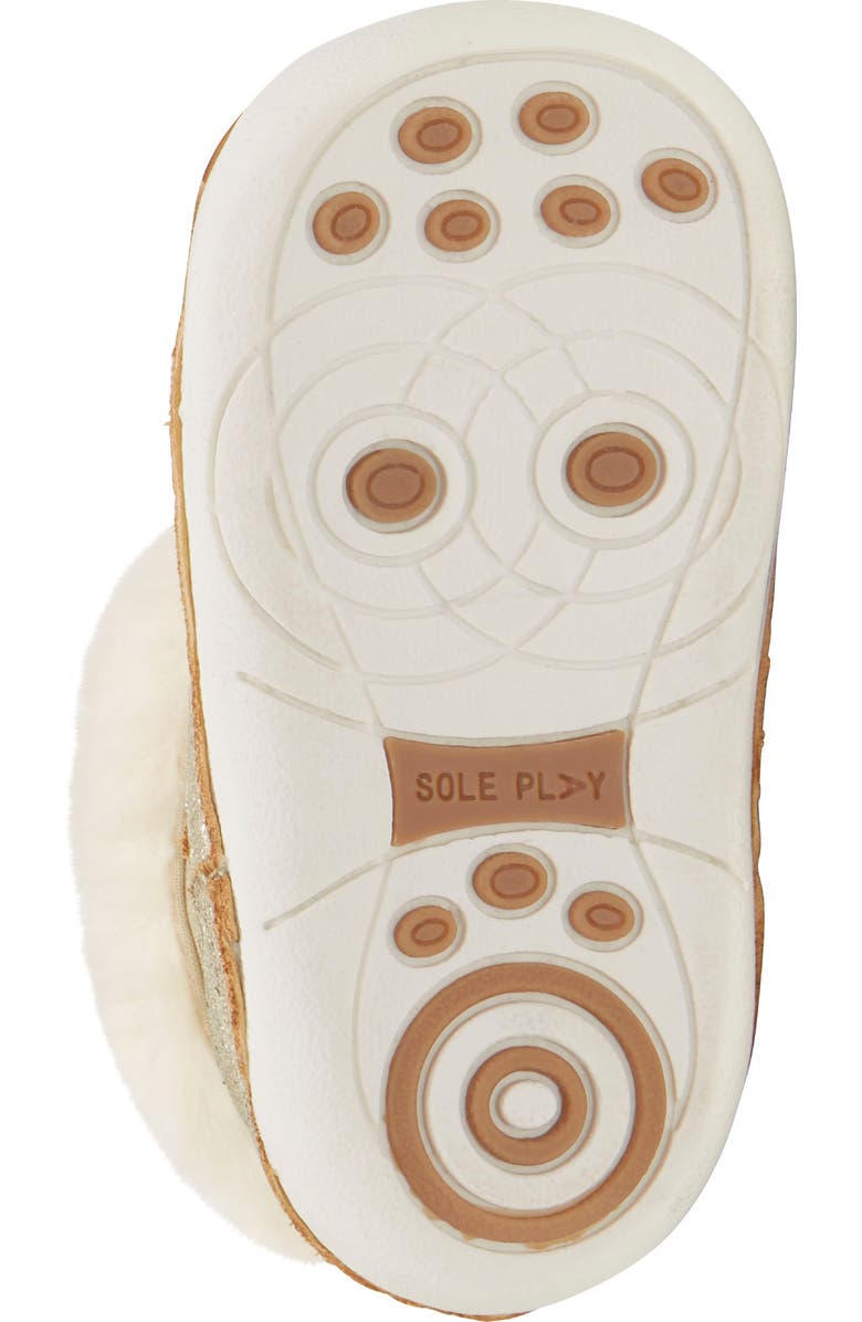 Sole Play Metallic Faux Fur Bootie, Alternate, color,