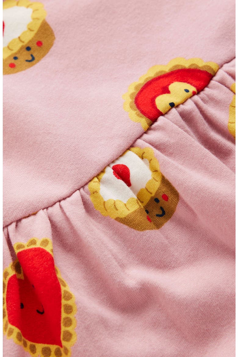 Kids' Ariel Sweet Treats Print Twirly Cotton Jersey Dress, Alternate, color, VINTAGE PINK SWEET TREATS