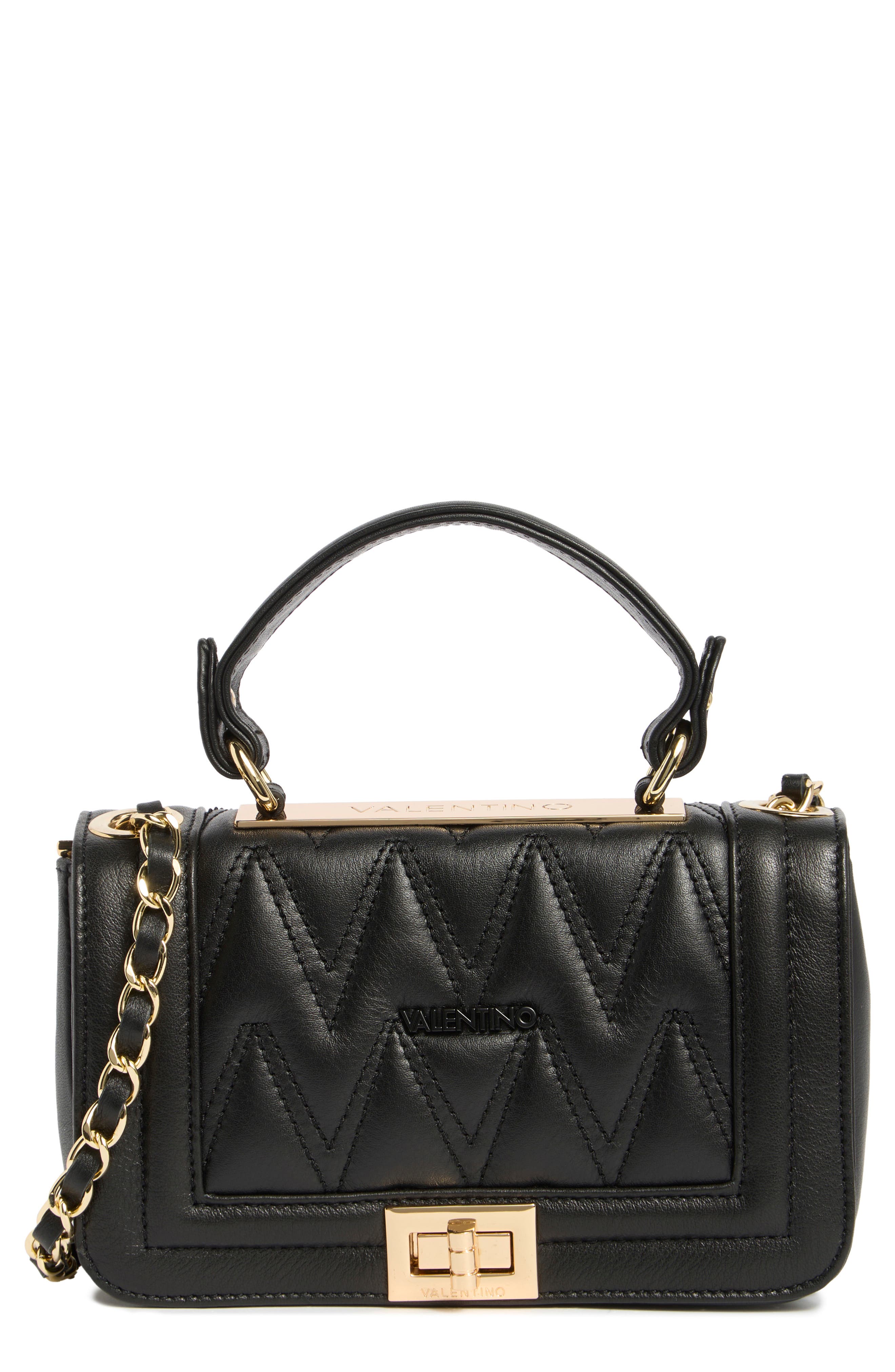 VALENTINO BY MARIO VALENTINO Beatriz Quilted Leather Top Handle Bag