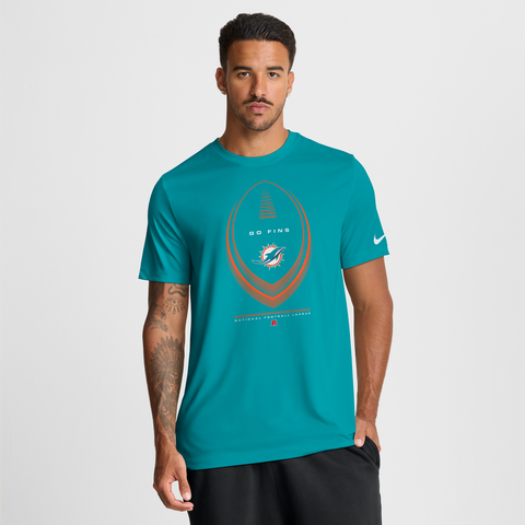 Men's Nike Aqua Miami Dolphins Legend Icon Dri-FIT T-Shirt