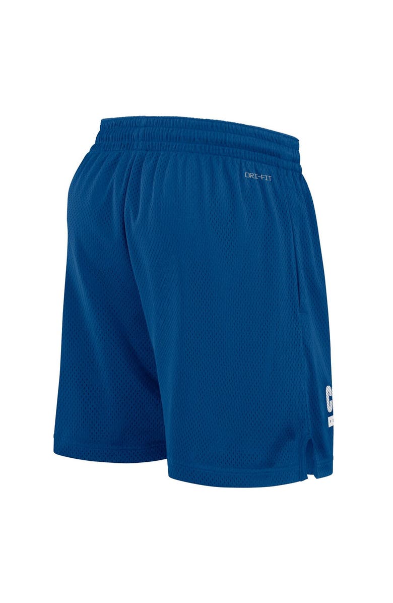 Nike Men's Nike Royal Indianapolis Colts 2024 Sideline Performance Mesh Shorts, Alternate, color, Royal