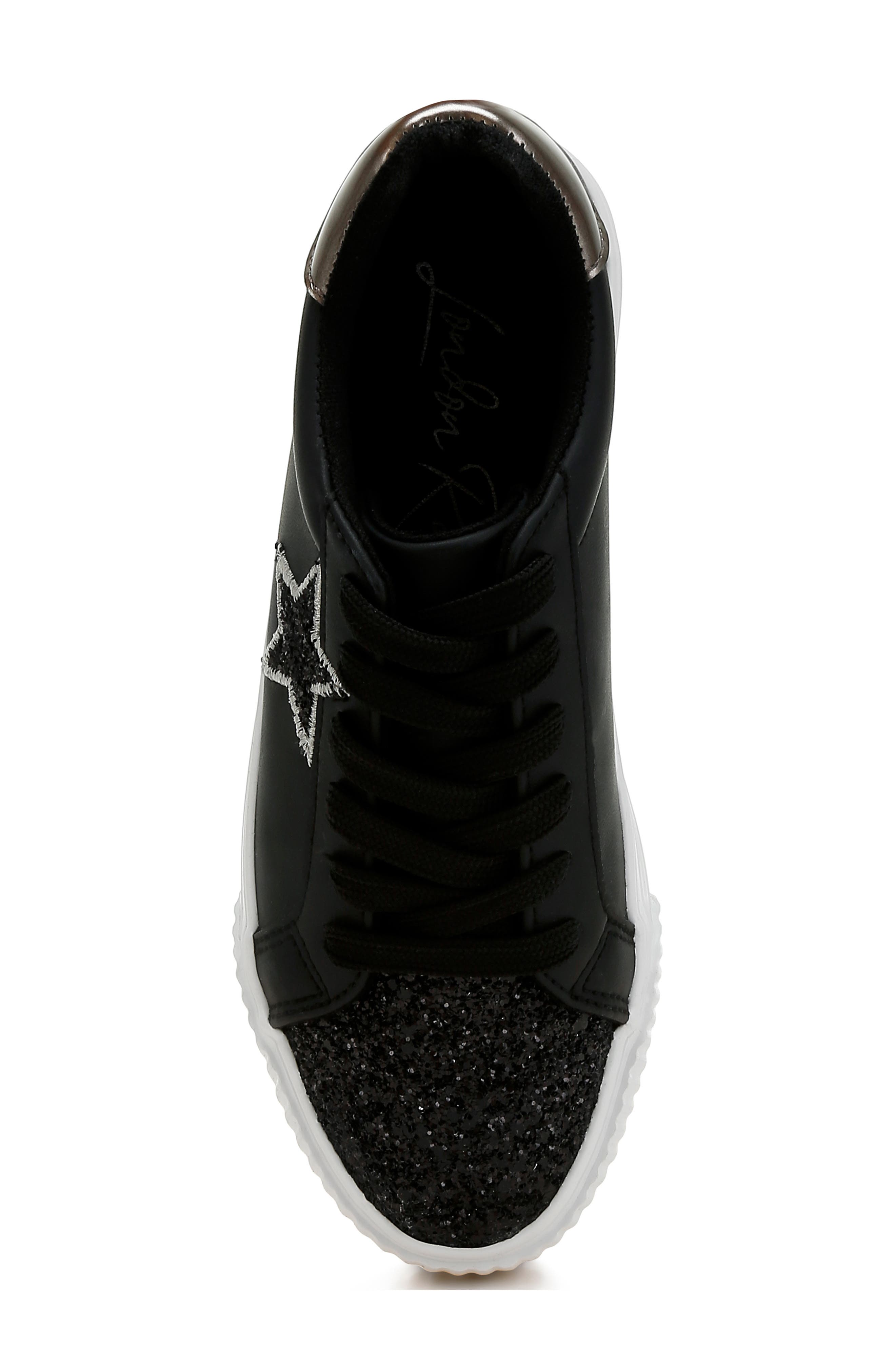 LONDON RAG Merida Sneaker, Alternate, color, Black/ Pewter