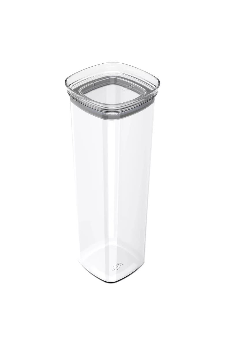 OU Clear Airtight Stackable Food Storage Container with Leak Proof Lid, Main, color,
