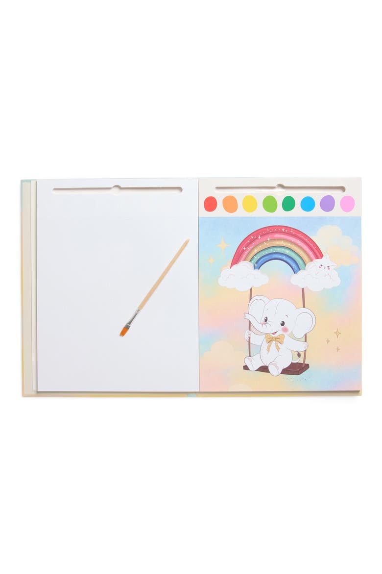 Kids' Rainbow Kingdom Watercolor Painting Book, Alternate, color, MULTI