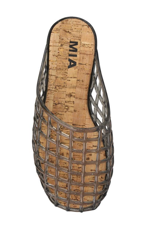 Mia Darby Jelly Mule In Black