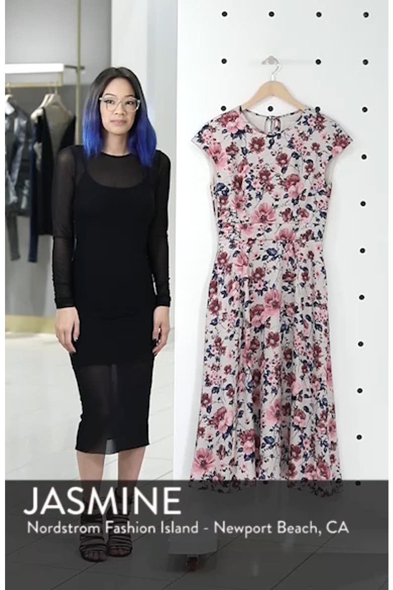 Julia Seersucker Midi Dress video