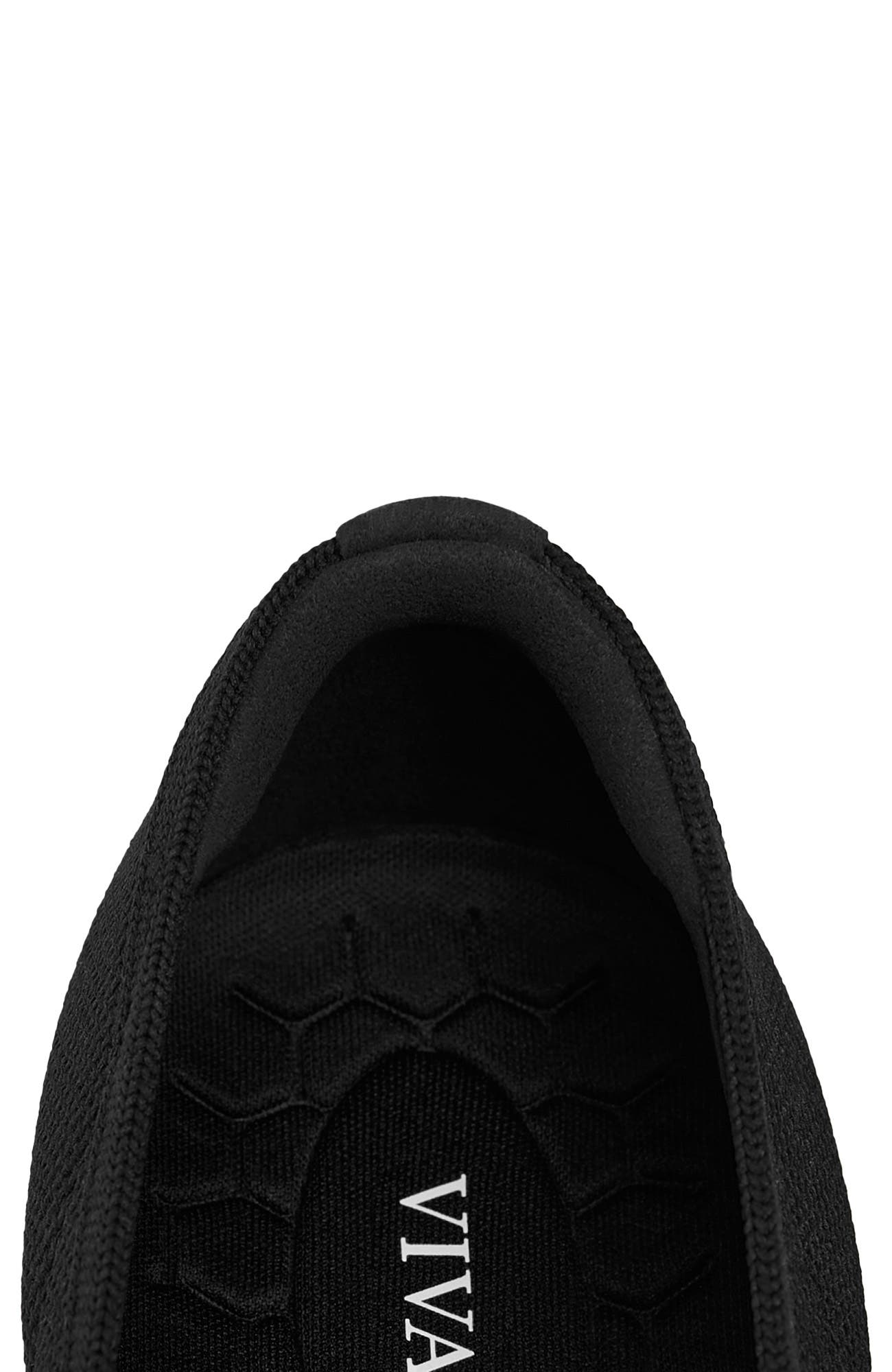 Francesca Round-Toe Platform Chunky Heel Loafers, Alternate, color, Black