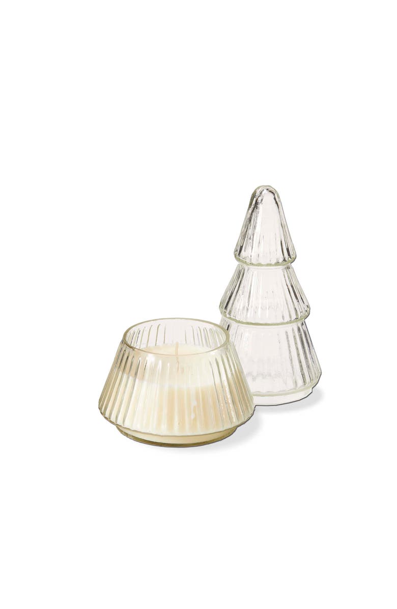 tag Chelsea Tree Candle Cypress Hinoki Large Sculpted Candle, Main, color, Clear