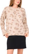 Vince Camuto Leopard Sequin Sweater