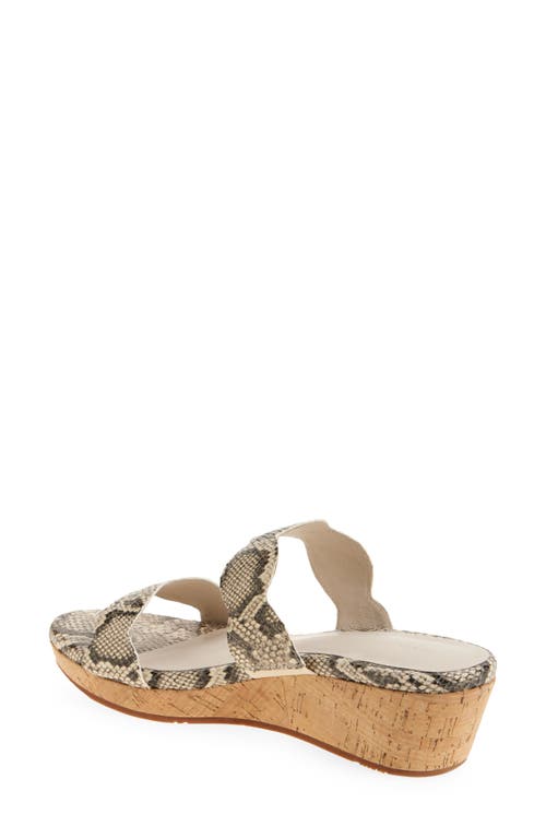 CHOCOLAT BLU CHOCOLAT BLU FIRA PLATFORM WEDGE SLIDE SANDAL 