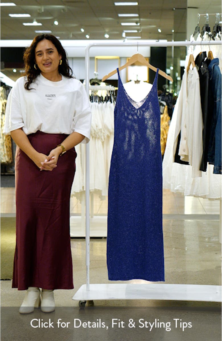 Metallic Knit Dress, sales video thumbnail