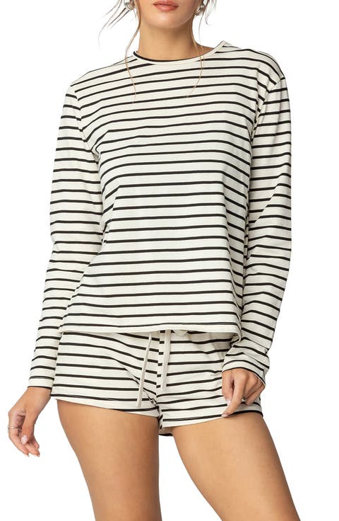 Jordyn Stripe Long Sleeve T-Shirt