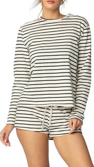 EDIKTED Jordyn Stripe Long Sleeve T-Shirt
