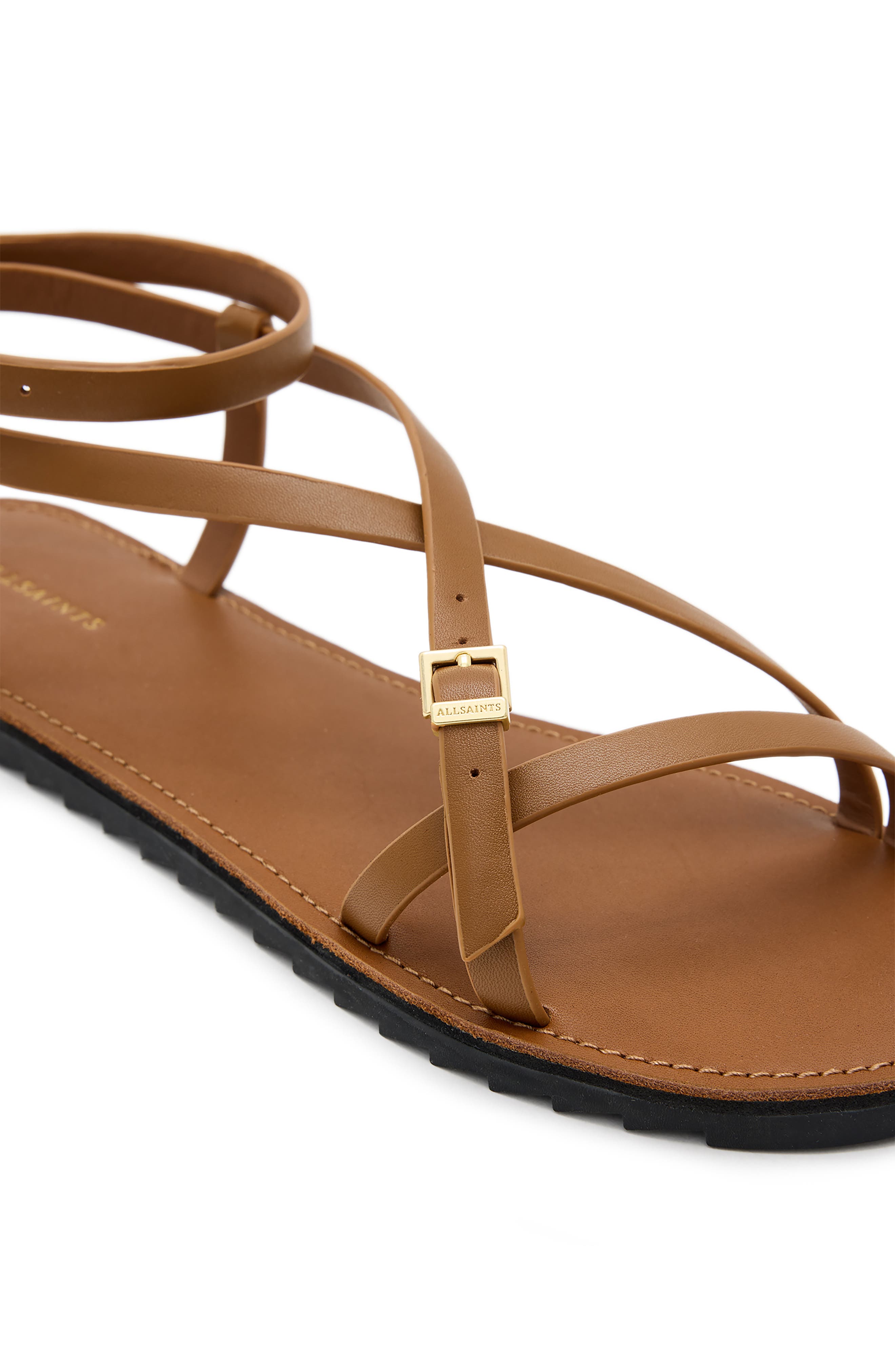 Tyla Ankle Strap Sandal, Alternate, color, SEPIA BROWN