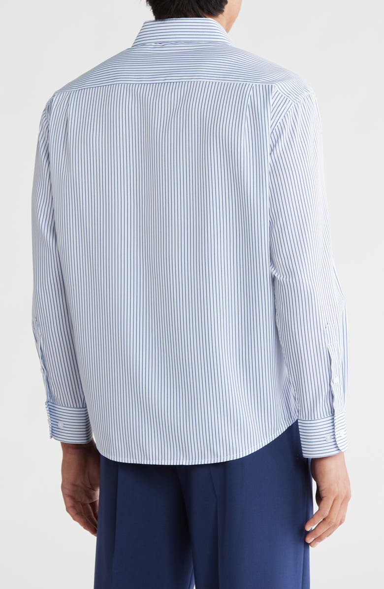 Nautica Stripe Regular Fit Dress Shirt, Alternate, color,