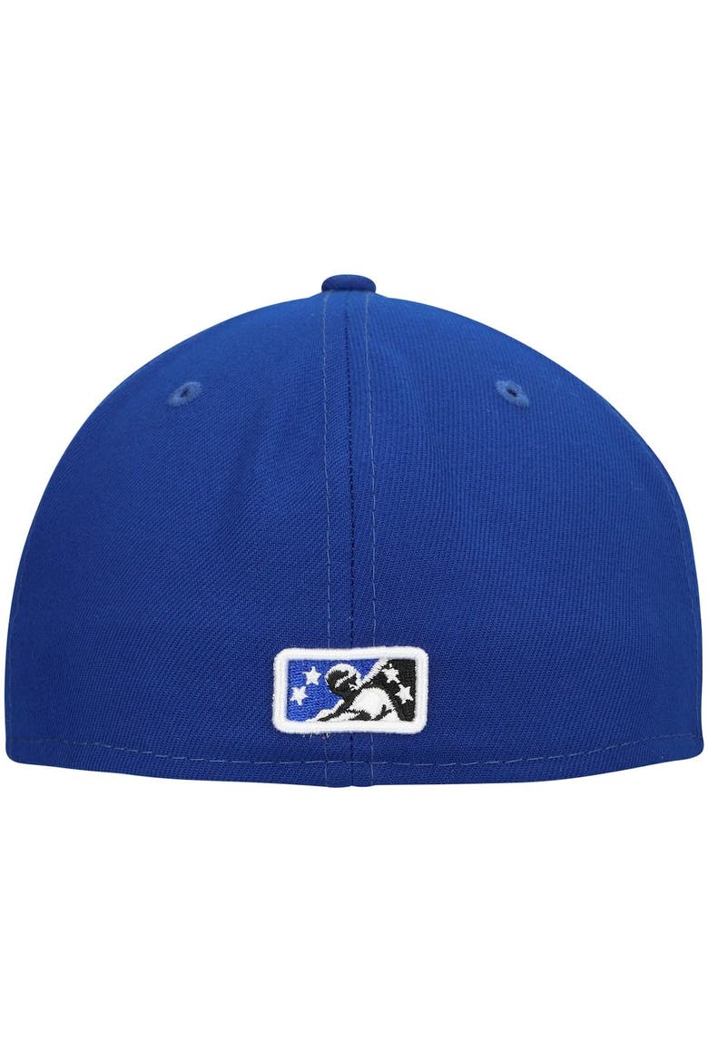 Men's New Era Blue Omaha Storm Chasers Authentic Collection Team Alternate 59FIFTY Fitted Hat, Alternate, color, Blue