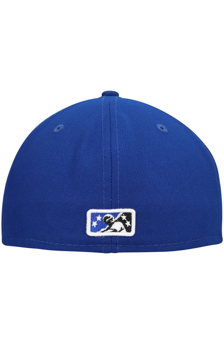 New Era Men's New Era Blue Omaha Storm Chasers Authentic Collection Team Alternate 59FIFTY Fitted Hat, Alternate, color, Blue