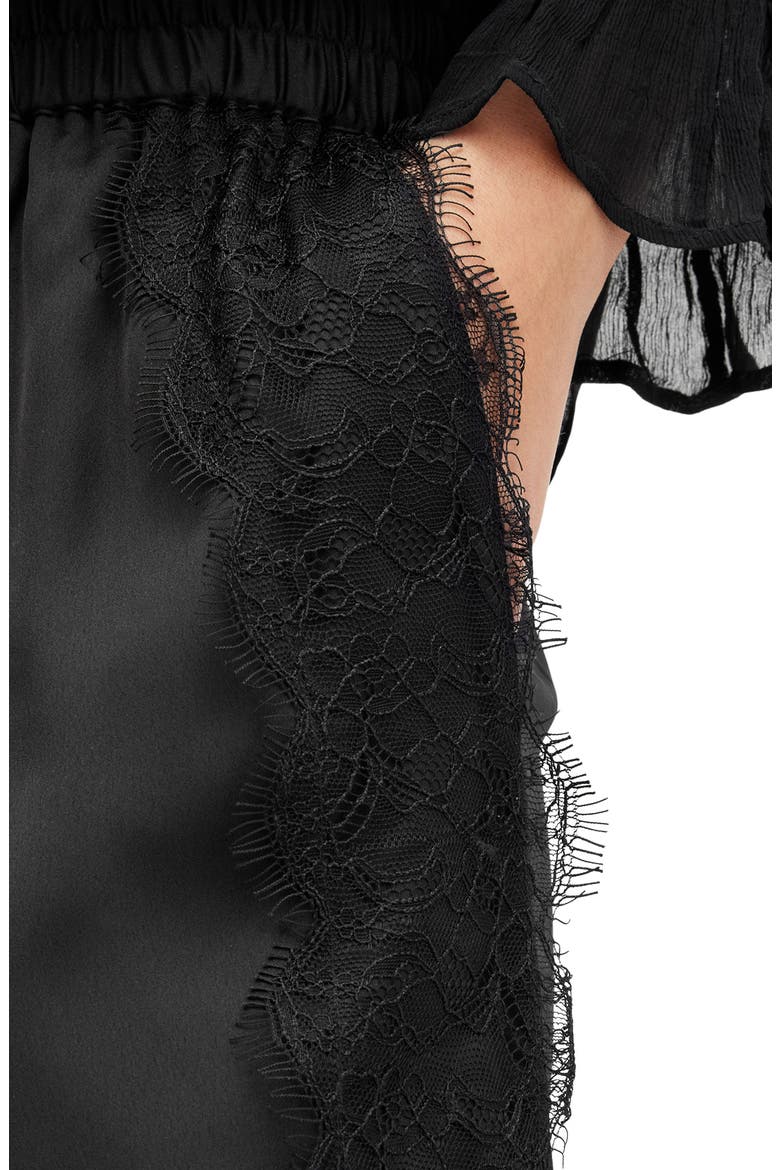 Tyler Lace Trousers, Alternate, color, BLACK