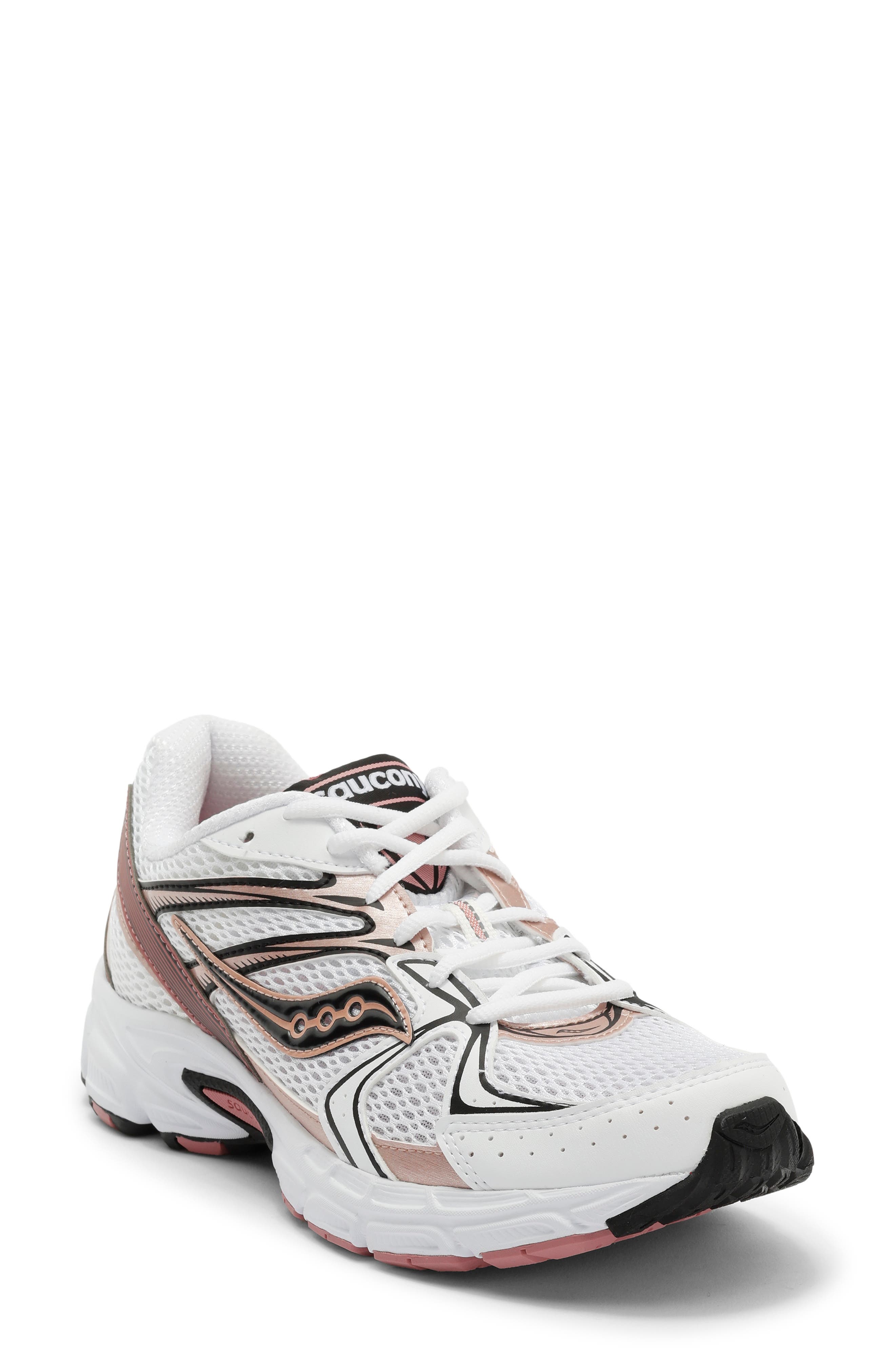 Saucony Ride Millenium Sneaker, Main, color, White/ Rose
