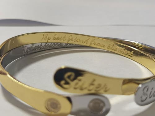 Hollywood Sensation Sister Bracelets In Silver