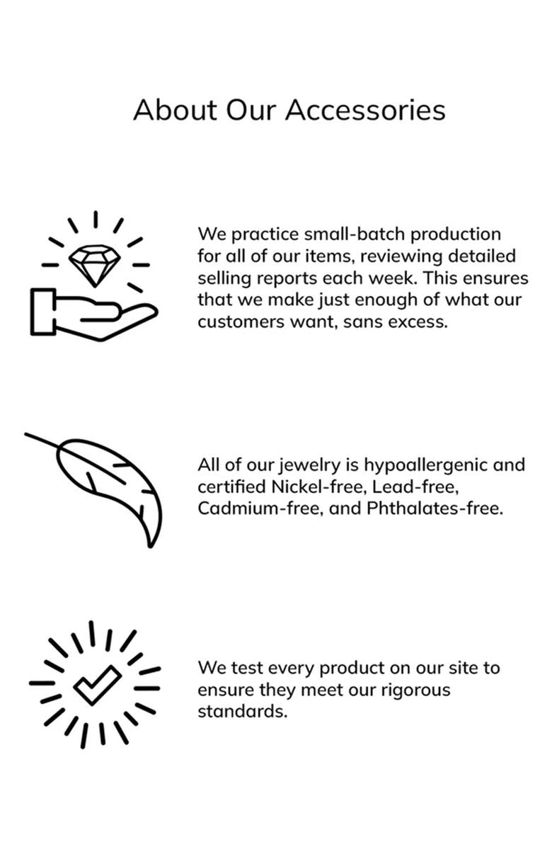 BaubleBar Custom Band Ring, Alternate, color, Gold