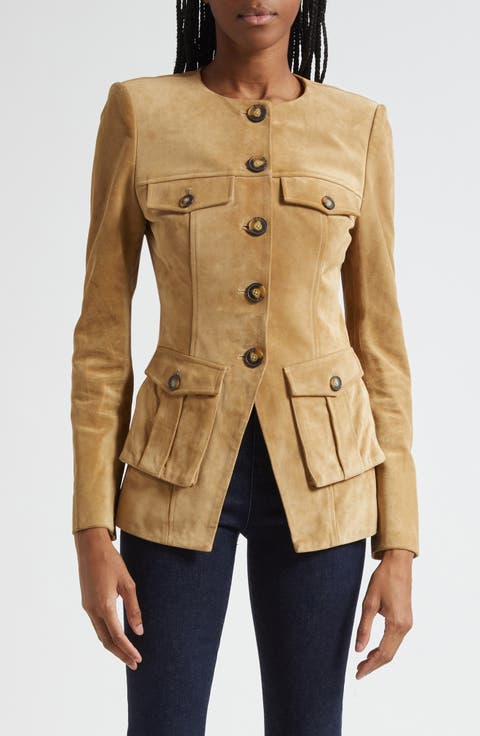 Orrin Suede Cargo Jacket