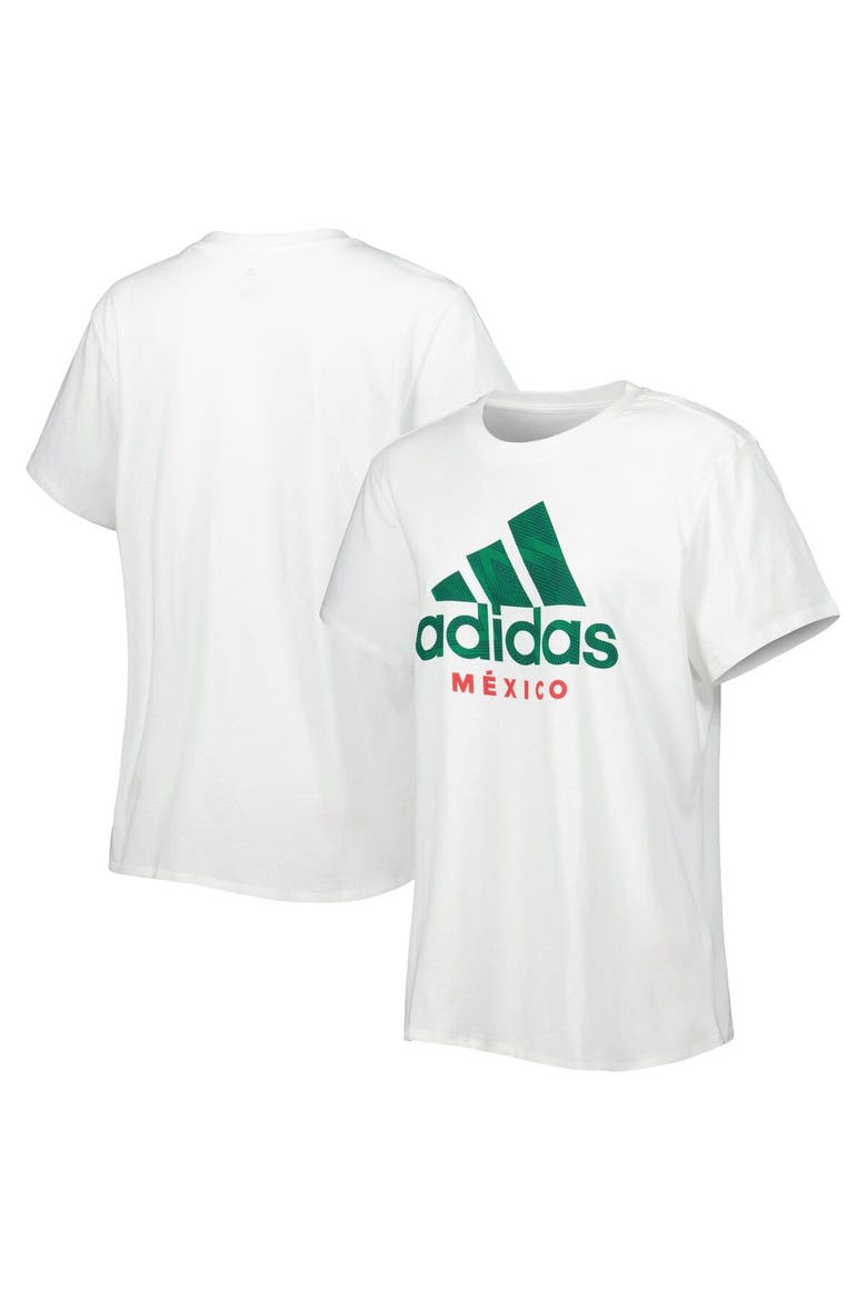 Women's adidas White Mexico National Team DNA T-Shirt, Main, color, White