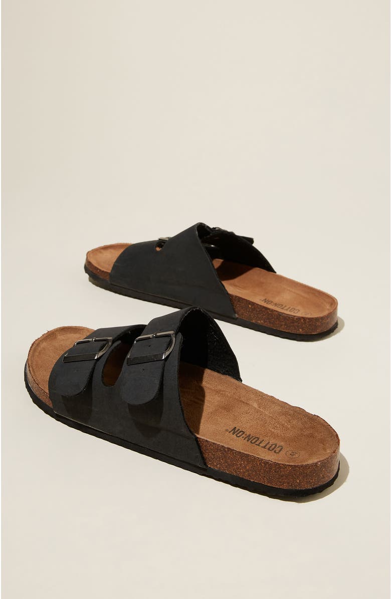 Cotton On Men's Double Buckle Sandal, Alternate, color,