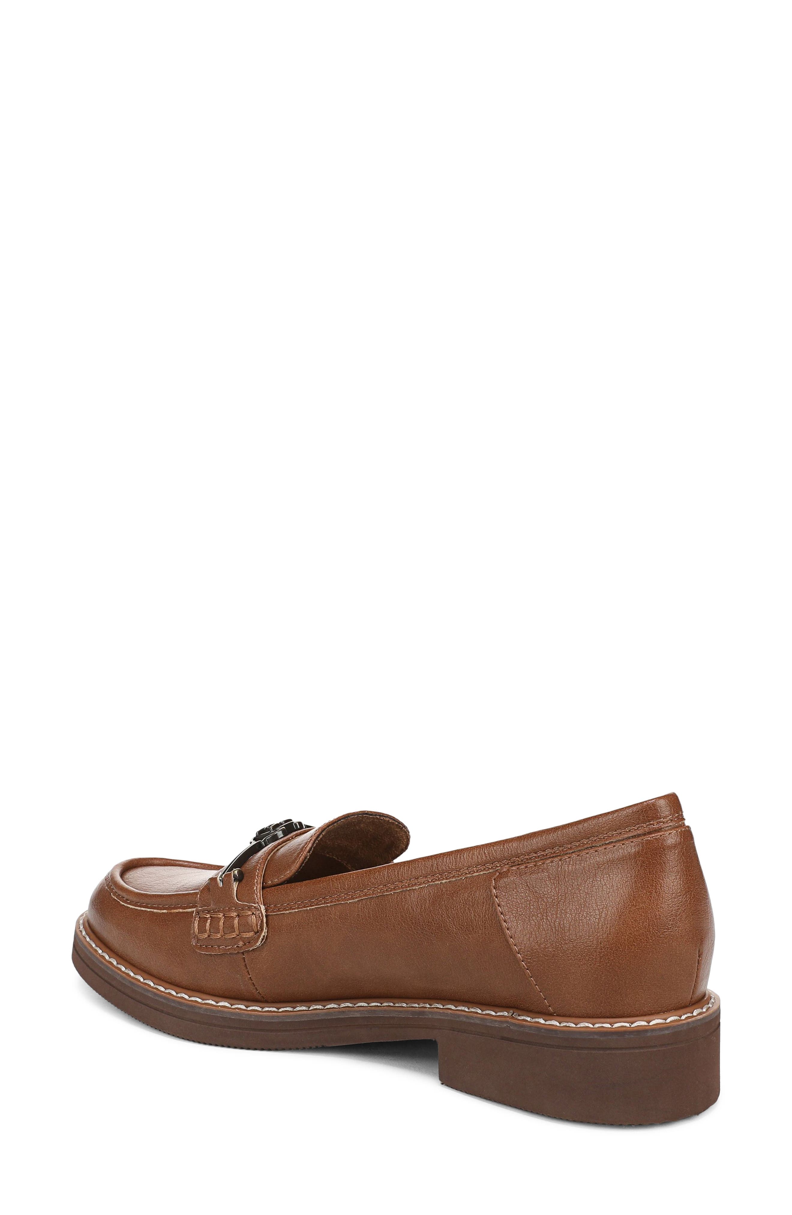 Pryce Faux Leather Loafer, Alternate, color, CHESTNUT BROWN FAUX LEATHER