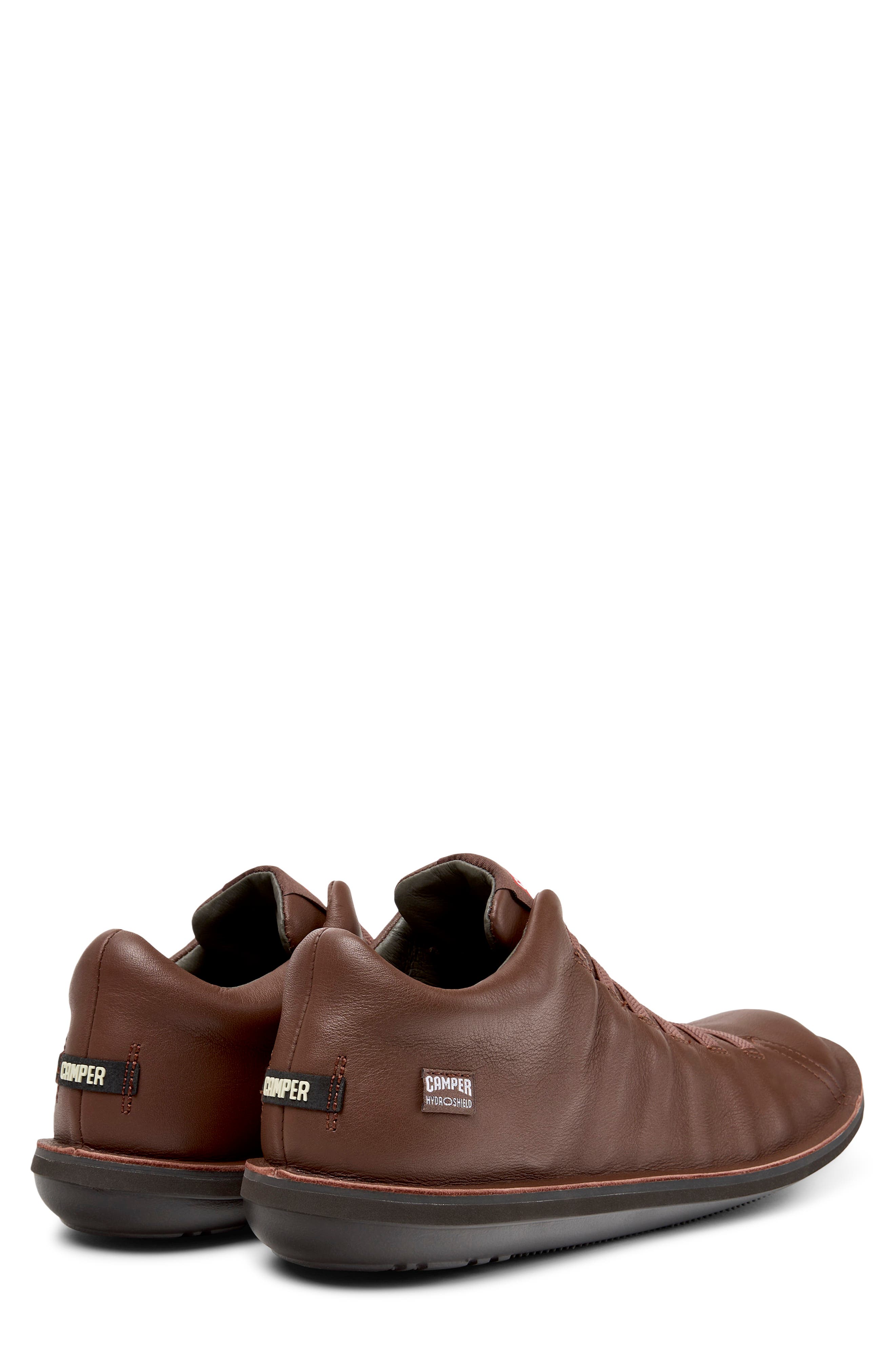 Beetle Leather Ankle Boot, Alternate, color, MEDIUM BROWN