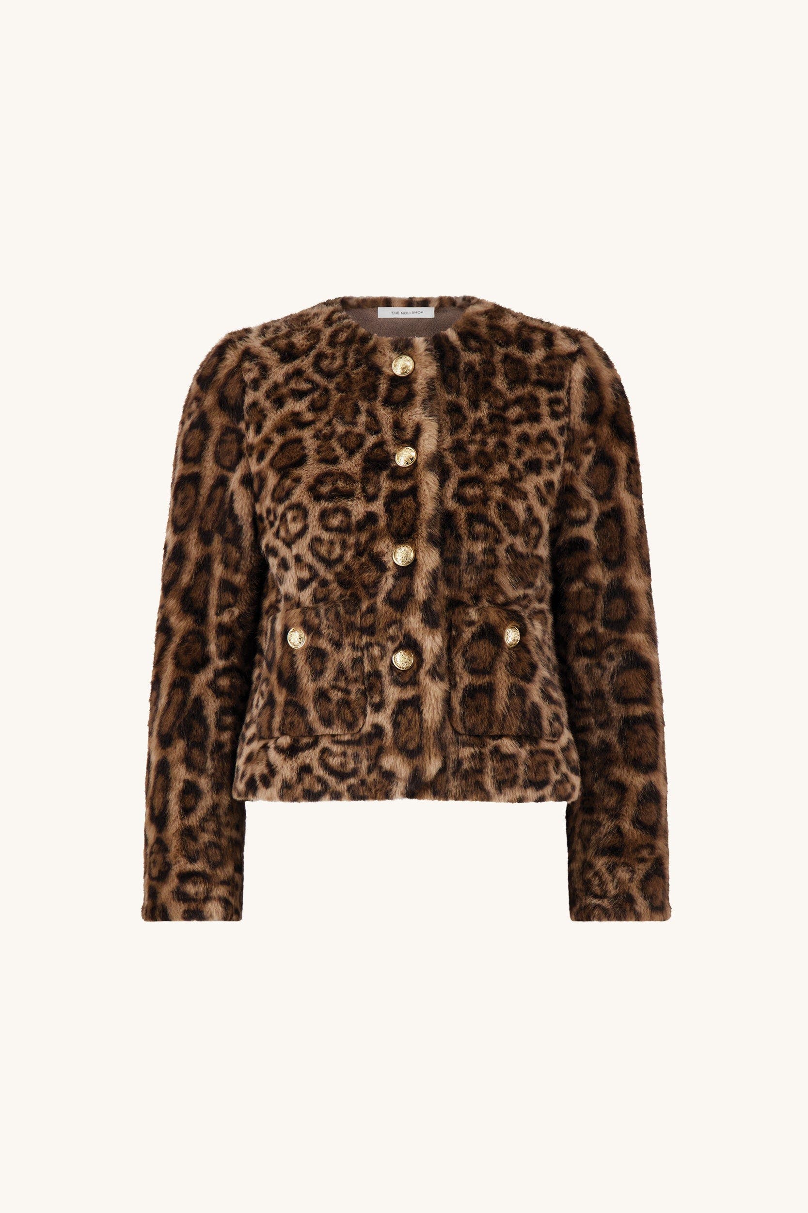The Noli Shop Aviva Faux Fur Jacket (Women) | Nordstrom