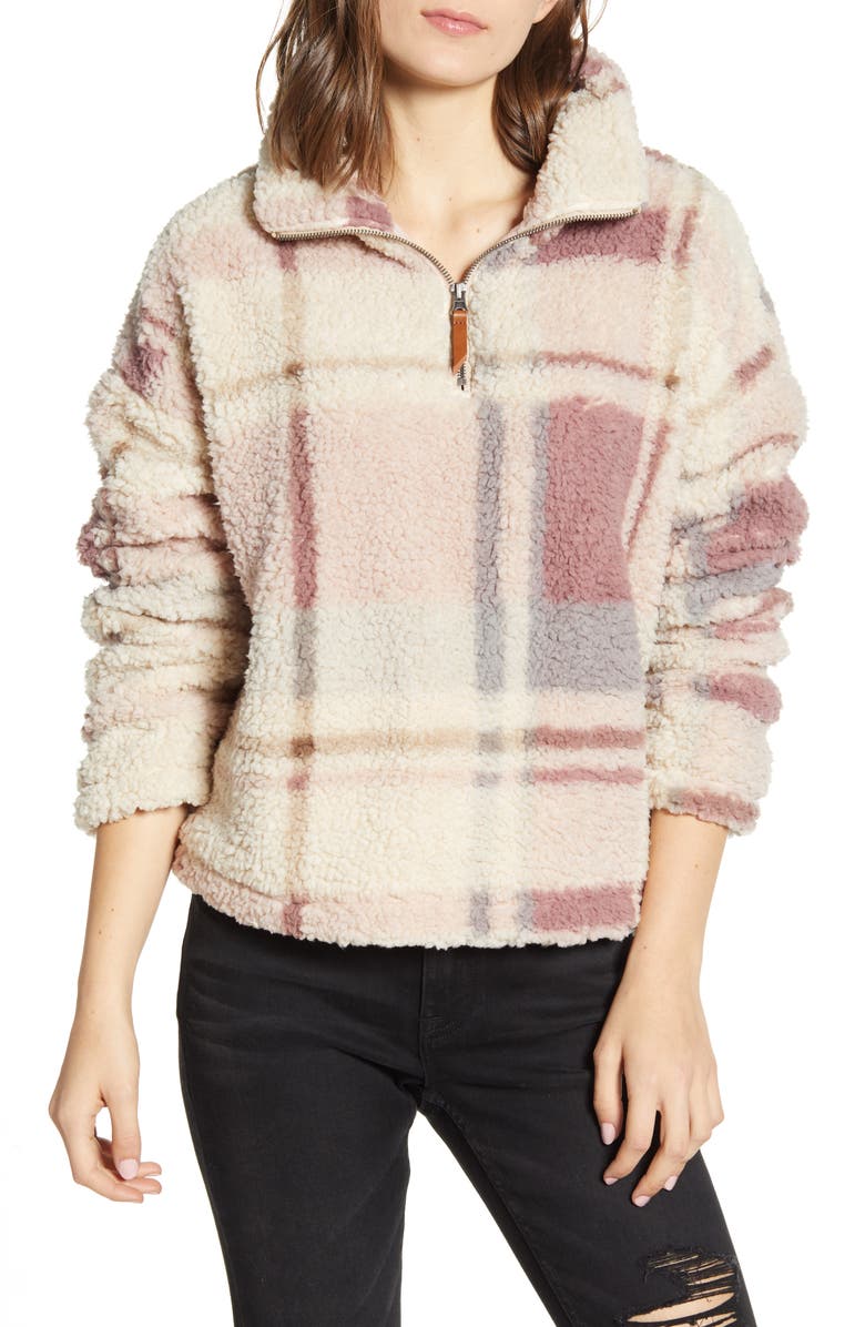 Thread & Supply Walking Poetry Half Zip Pullover, Main, color,