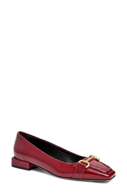 Bruno Magli Perla Flat In Burgundy