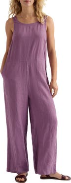 Seasalt Cornwall Salt Air Wide Leg Linen Jumpsuit