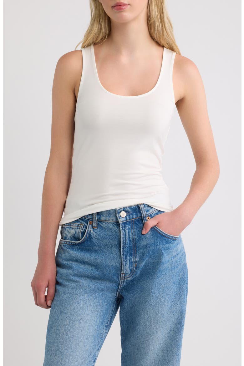 Luca Tank Top, Main, color, WHITE