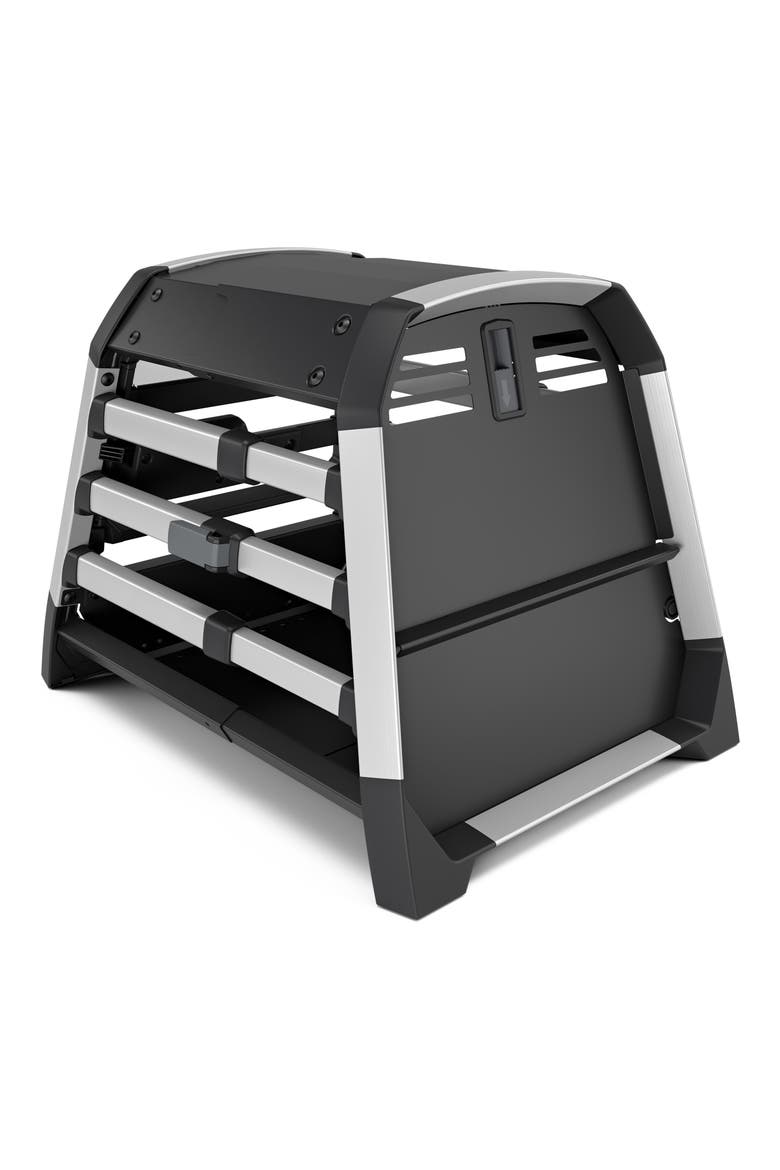 Allax M Dog Crate, Main, color, SILVER/ BLACK