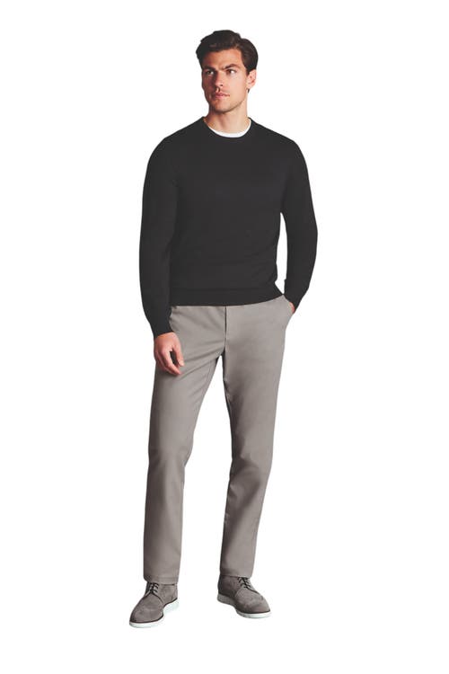 Charles Tyrwhitt Slim Fit Ultimate Non-iron Chino In Light Grey