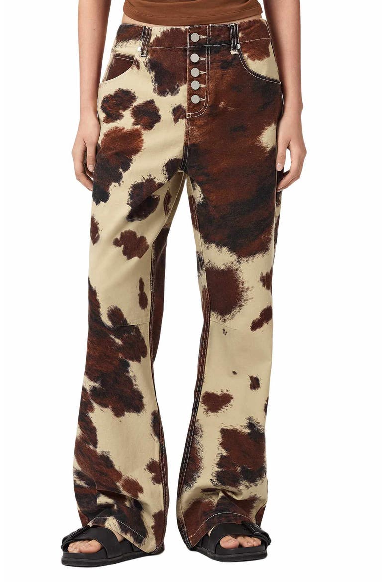 Tay Carpenter Jeans, Main, color, COW PRINT
