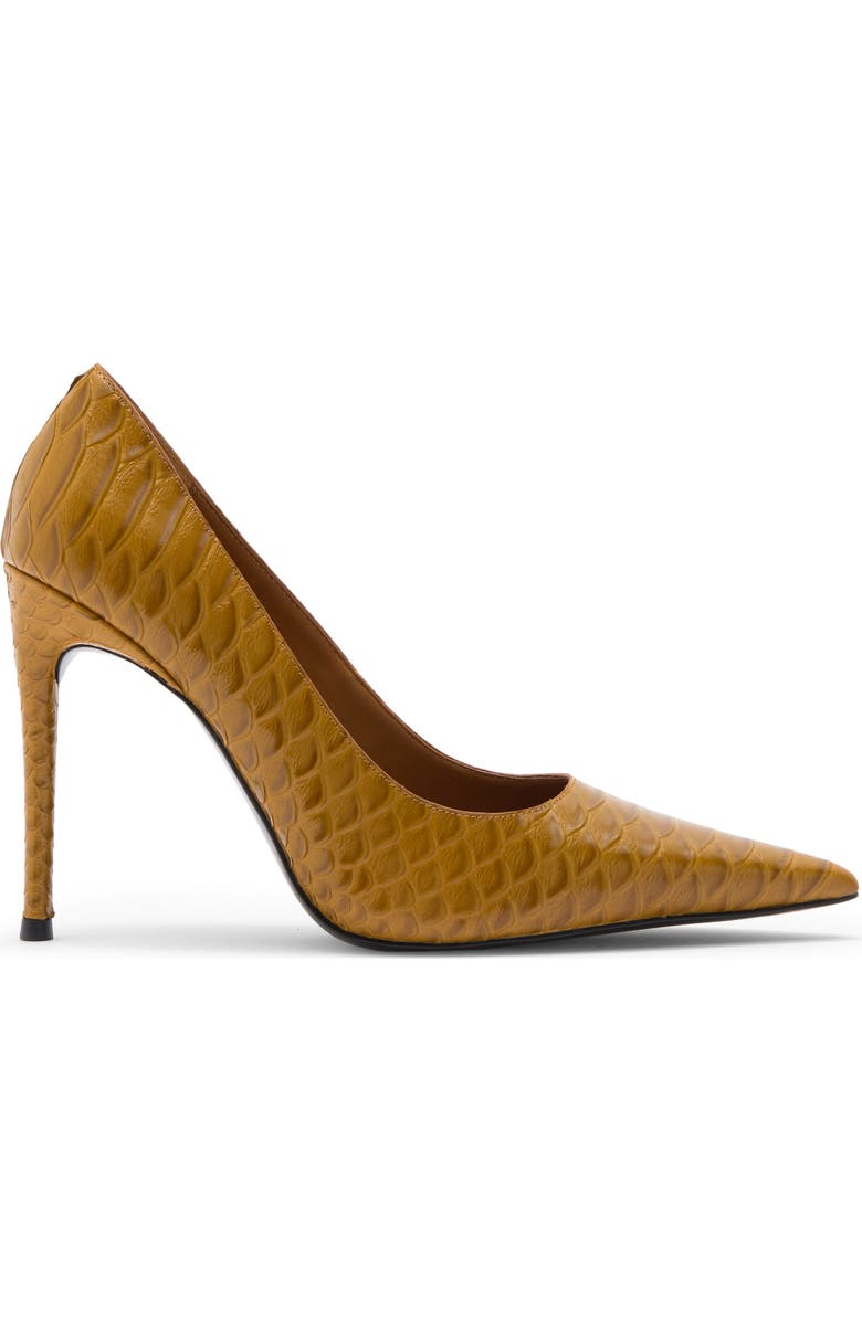 Jeffrey Campbell Good Luck Pump, Alternate, color, Mustard Snake