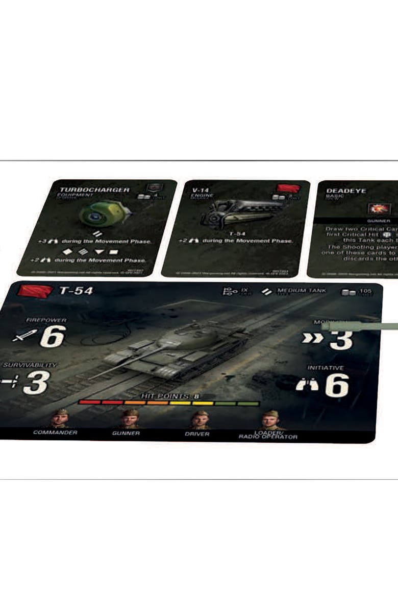World Of Tanks Soviet T54 Expansion Wot Miniatures Game, Alternate, color, Multicolored