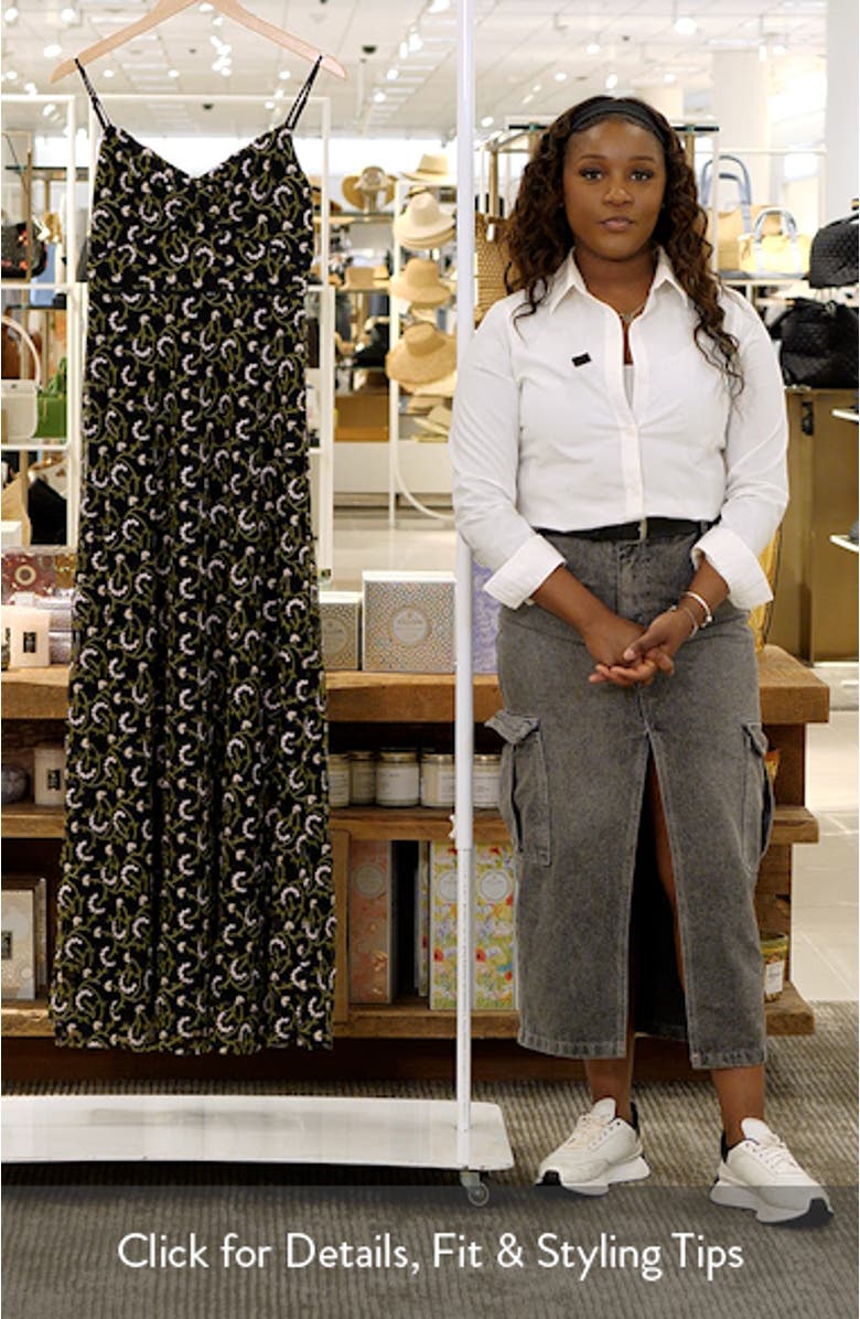 Floral Embroidered Lace Maxi Dress, sales video thumbnail